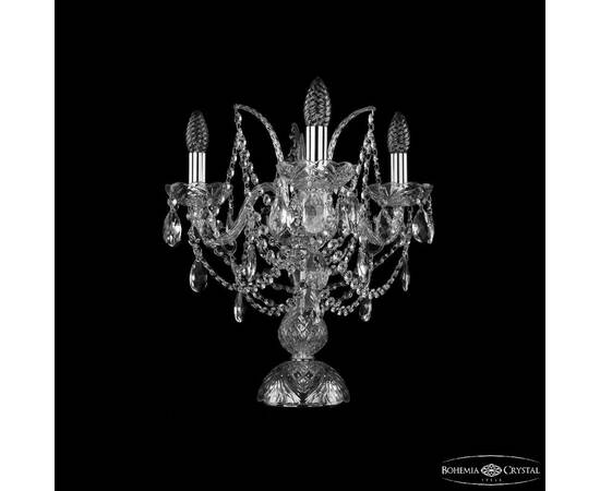 Настольная лампа Bohemia Ivele Crystal 1411L/3/141-39 Ni