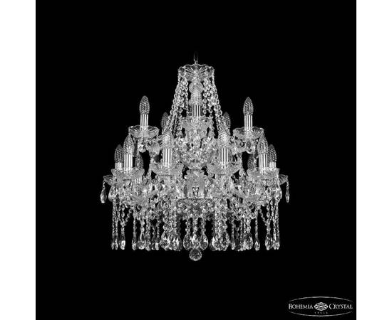 Подвесная люстра Bohemia Ivele Crystal 1413/10+5/200/2d Ni