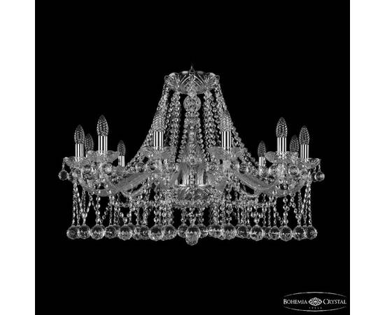 Подвесная люстра Bohemia Ivele Crystal 1413/12/300 Ni Balls