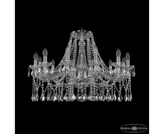 Подвесная люстра Bohemia Ivele Crystal 1413/12/300 Ni Leafs