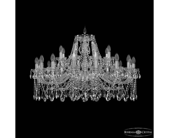 Подвесная люстра Bohemia Ivele Crystal 1413/16+8/360 Ni
