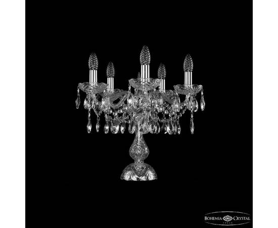 Настольная лампа Bohemia Ivele Crystal 1413L/5/141-39 Ni