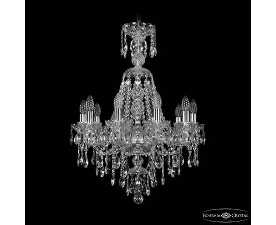 Подвесная люстра Bohemia Ivele Crystal 1415/10/200/XL-76 Ni