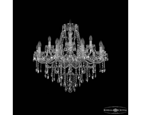 Подвесная люстра Bohemia Ivele Crystal 1415/10+5/300 Ni