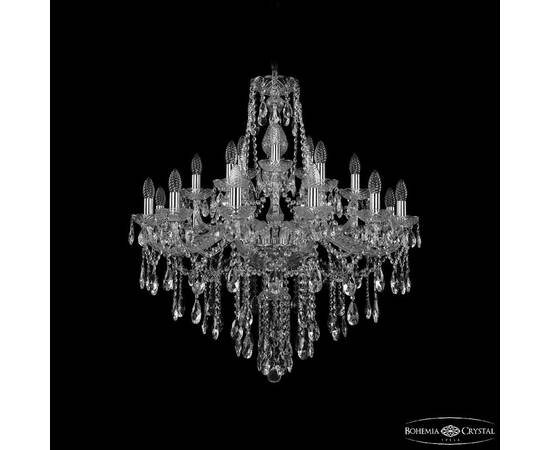 Подвесная люстра Bohemia Ivele Crystal 1415/12+6+3/300 Ni