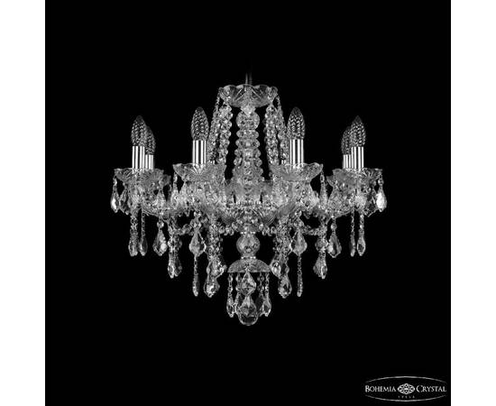 Подвесная люстра Bohemia Ivele Crystal 1415/8/200 Ni Leafs