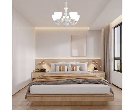 Подвесная люстра Arte Milano 342837/5 WT+SL, изображение 2