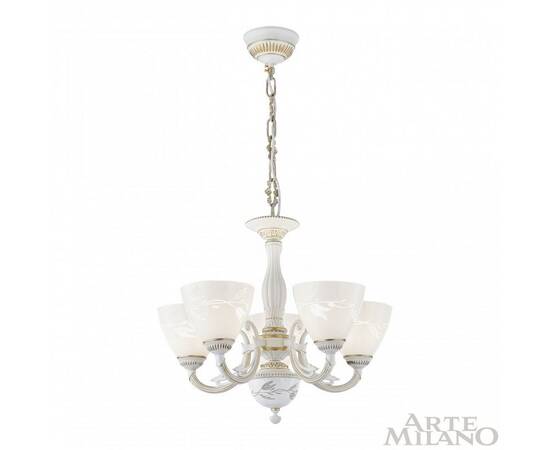 Подвесная люстра Arte Milano 343659/5 WT+G, изображение 3