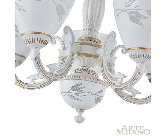 Подвесная люстра Arte Milano 343659/5 WT+G, изображение 5