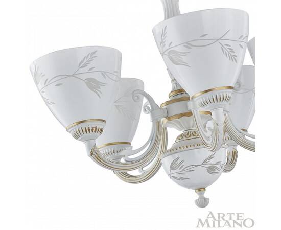 Подвесная люстра Arte Milano 343659/5 WT+G, изображение 8