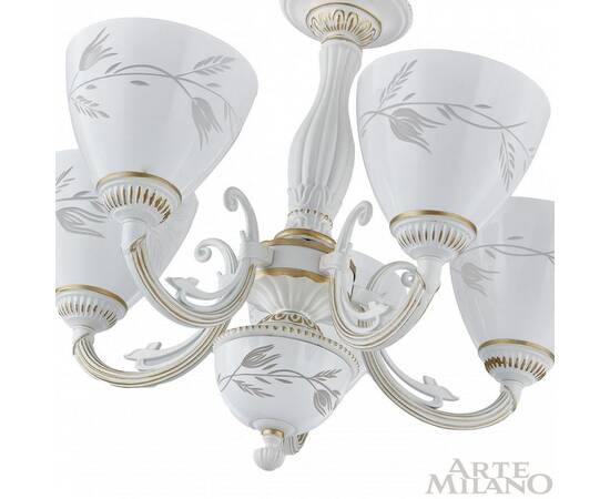 Подвесная люстра Arte Milano 343659/5 WT+G, изображение 9