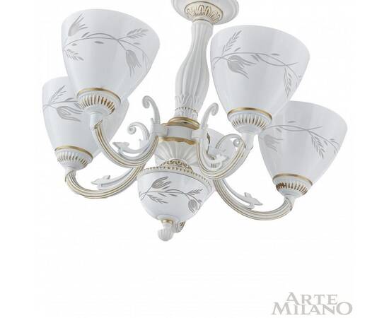 Подвесная люстра Arte Milano 343659/5 WT+G, изображение 10