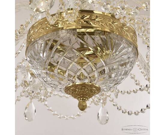 Подвесная люстра Bohemia Ivele Crystal 1451/8/160/250 G, изображение 2