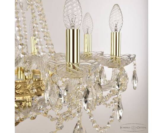 Подвесная люстра Bohemia Ivele Crystal 1451/8/160/250 G, изображение 3