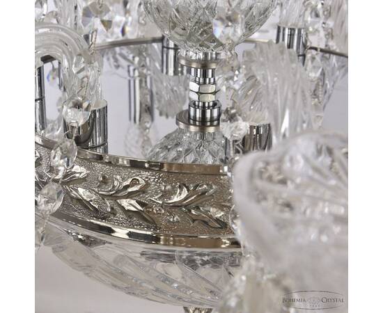 Подвесная люстра Bohemia Ivele Crystal 1451/8/160/250 Ni, изображение 2