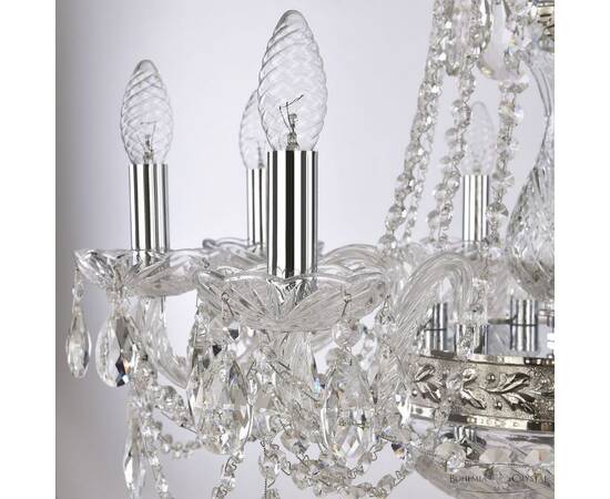 Подвесная люстра Bohemia Ivele Crystal 1451/8/160/250 Ni, изображение 4