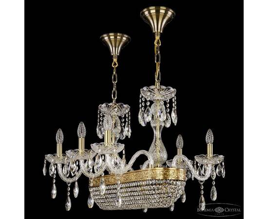Подвесная люстра Bohemia Ivele Crystal 1452/6/195/600 FP, изображение 2
