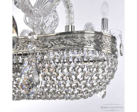 Подвесная люстра Bohemia Ivele Crystal 1452/8/195/800 Ni, изображение 5