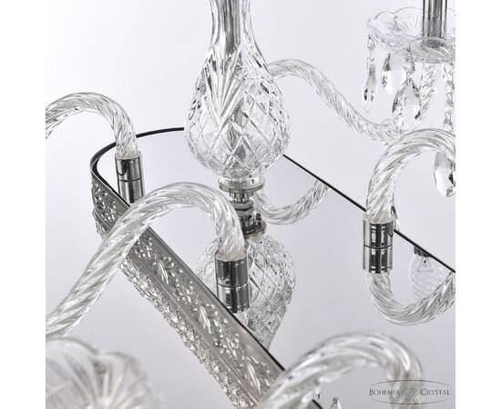 Подвесная люстра Bohemia Ivele Crystal 1452/8/195/800 Ni, изображение 6