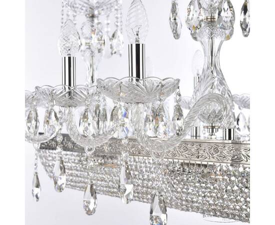 Подвесная люстра Bohemia Ivele Crystal 1452/8/195/800 Ni, изображение 7