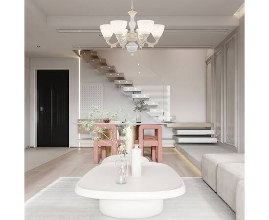 Подвесная люстра Arte Milano 343837/6 WT+G, изображение 2