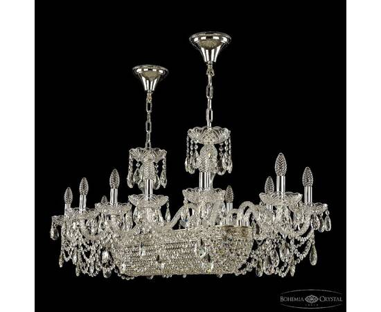 Подвесная люстра Bohemia Ivele Crystal 1453/12/195/800 Ni, изображение 4