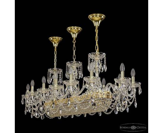 Подвесная люстра Bohemia Ivele Crystal 1453/14/195/1000 G, изображение 4