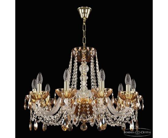 Подвесная люстра Bohemia Ivele Crystal 5402/10/240 G Amber/M-1H K721, изображение 2