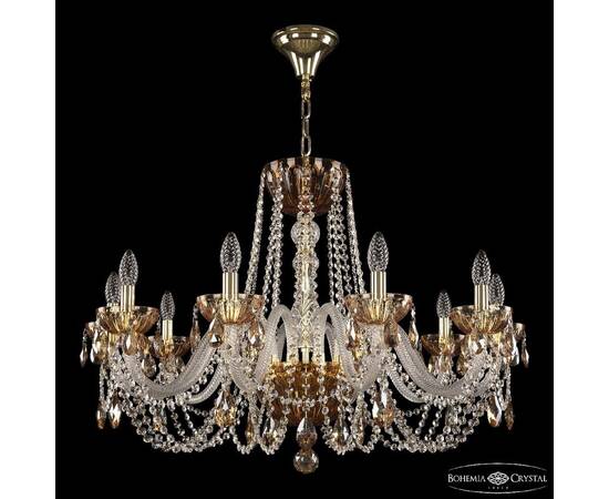 Подвесная люстра Bohemia Ivele Crystal 5402/10/300 G Amber/M-1H K721, изображение 2