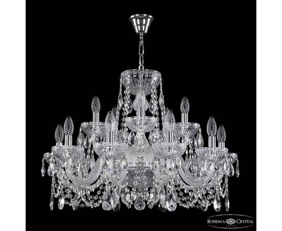 Подвесная люстра Bohemia Ivele Crystal 5402/10+5/240 Ni Clear/M-1G, изображение 2