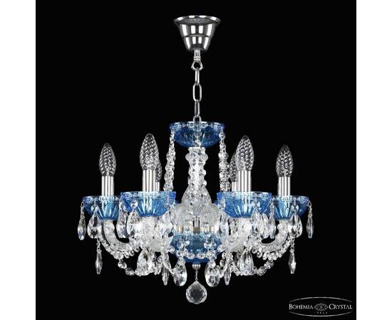 Подвесная люстра Bohemia Ivele Crystal 5402/6/141 Ni Aquamarine/M-1G, изображение 2