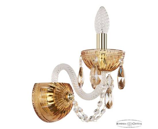 Бра Bohemia Ivele Crystal 5402B/1/141 G Amber/M-1G K721