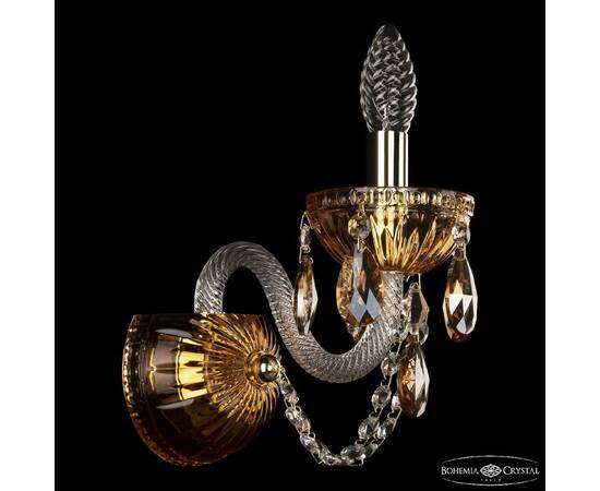 Бра Bohemia Ivele Crystal 5402B/1/141 G Amber/M-1G K721, изображение 3