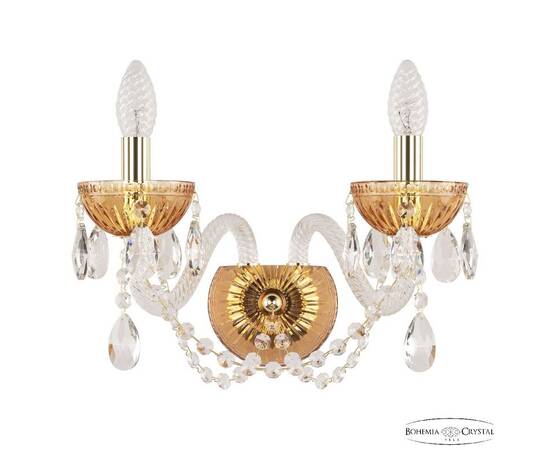 Бра Bohemia Ivele Crystal 5402B/2/165 G Amber/M-1G
