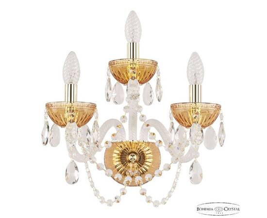 Бра Bohemia Ivele Crystal 5402B/2+1/165 G Amber/M-1G