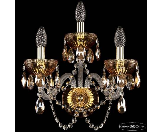 Бра Bohemia Ivele Crystal 5402B/2+1/165 G Amber/M-1G K721, изображение 2