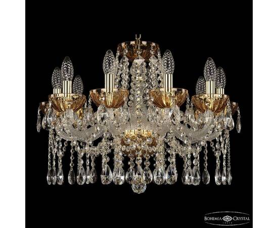 Подвесная люстра Bohemia Ivele Crystal 5413/10/200 G Amber/M-1H