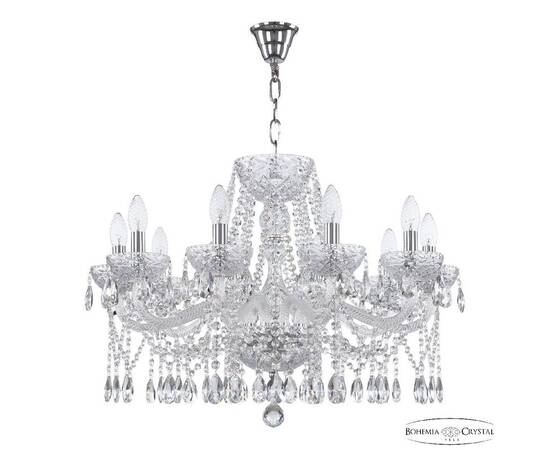 Подвесная люстра Bohemia Ivele Crystal 5413/10/240 Ni Clear/M-1F