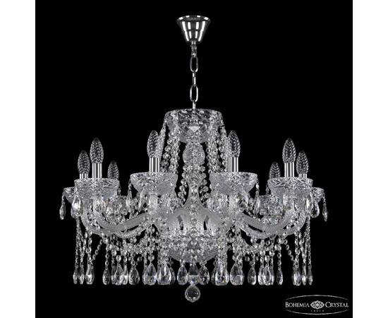 Подвесная люстра Bohemia Ivele Crystal 5413/10/240 Ni Clear/M-1F, изображение 2