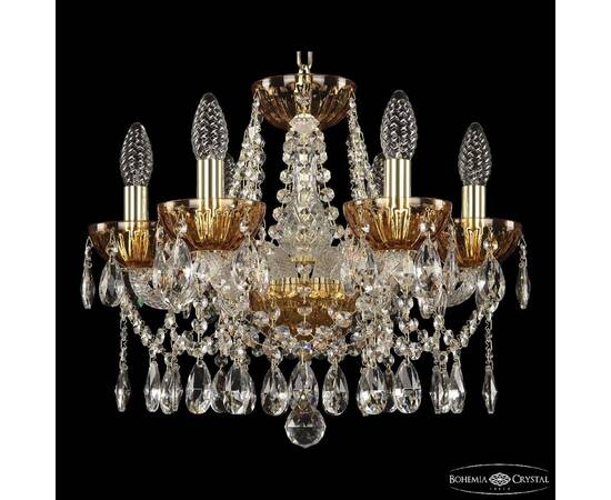 Подвесная люстра Bohemia Ivele Crystal 5413/6/141 G Amber/M-1H, изображение 2