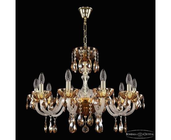 Подвесная люстра Bohemia Ivele Crystal 5417/10/240 G Amber/M-1H K721, изображение 2