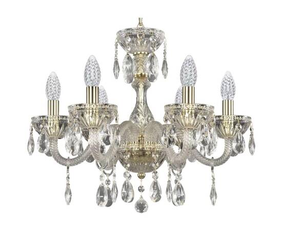 Подвесная люстра Bohemia Ivele Crystal 5417/6/165 G Clear/M-1G