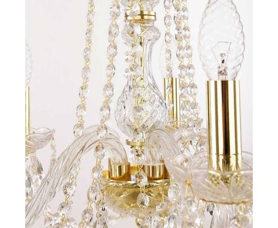 Подвесная люстра Bohemia Ivele Crystal 5417/6/165 G Clear/M-1G, изображение 4