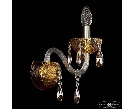 Бра Bohemia Ivele Crystal 5417B/1/165 G Amber/M-1F K721, изображение 3