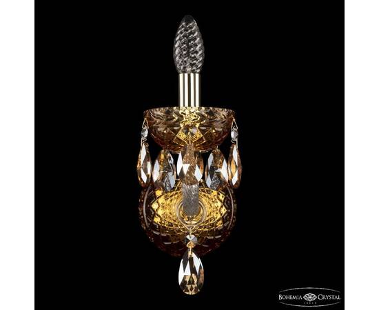 Бра Bohemia Ivele Crystal 5417B/1/165 G Amber/M-1F K721, изображение 4