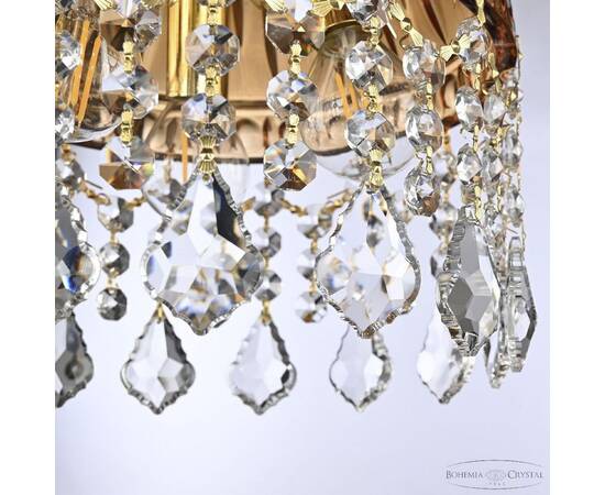 Подвесной светильник Bohemia Ivele Crystal 5478/22 G Amber/M-1G Leafs, изображение 6