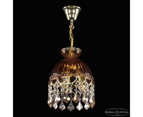 Подвесной светильник Bohemia Ivele Crystal 5478/22 G Amber/M-1G Leafs K721