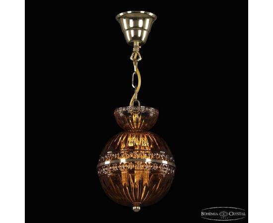 Подвесной светильник Bohemia Ivele Crystal 5480/17 G Amber/M-1G