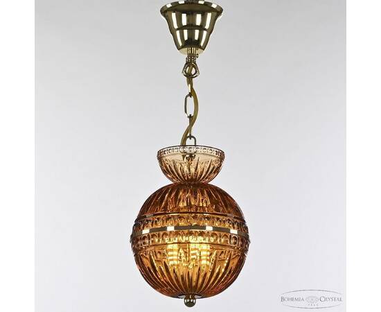 Подвесной светильник Bohemia Ivele Crystal 5480/17 G Amber/M-1G, изображение 5
