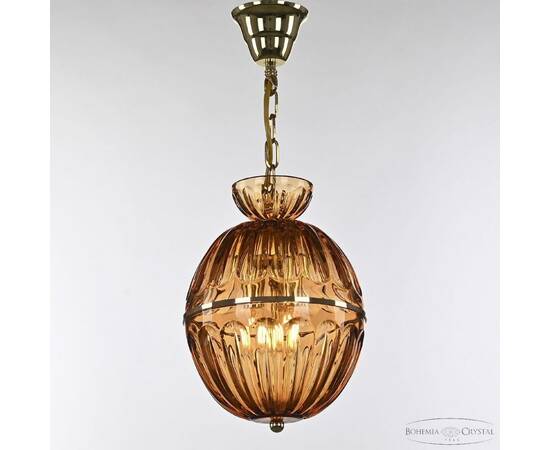 Подвесной светильник Bohemia Ivele Crystal 5480/22 G Amber/M-1H, изображение 5